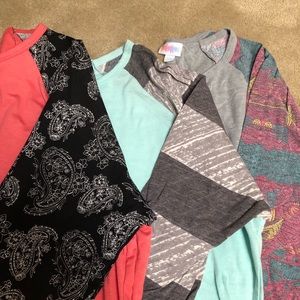 LulaRoe Randy shirts - 3 - 2xl